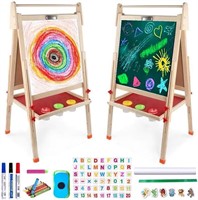 $54  Kids' Easel with Paper Roll & Dual Boards