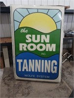 The Sunroom Tanning wolf system sign 46 in wide 6