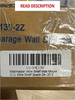 $50  Wallmaster Shelf 23.6x11.8 2pk  65lbs Load