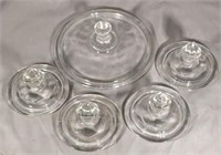 Clear Glass Lids for Glass Jars