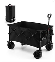 Folding Collapsible Wagon Utility Garden Cart