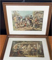 J.L.G. Ferris Framed Colonial Prints