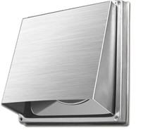 Flamorrow 4in Dryer Vent Cover for Exterior Wall,