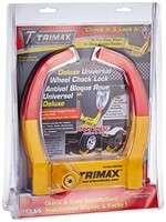 Trimax TCL65 Wheel Chock Lock , Yellow/Red,
