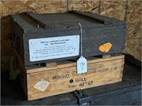 2 Wooden Ammo Crates