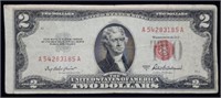 1953 A $2 Red Seal United States Note Nice