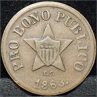 1863 New York Pro Bono Publico Civil War Token