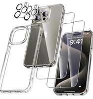 [5 in 1] UniqueMe Designed for iPhone 15 Pro Case