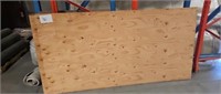 Two sheets of plywood