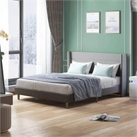 QUEEN SIZE LATITUDE RUN PLATFORM BED FRAME WITH WI