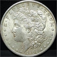 1902-O Morgan Silver Dollar BU