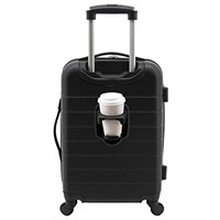 Wrangler Smart Luggage Set with Cup Holder and