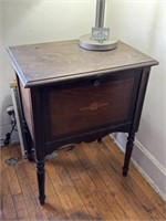Vintage Side Table with Storage