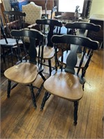 4 Vintage Hitchcock Windsor Side Chairs