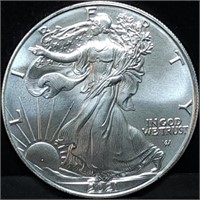 2021 1oz Silver Eagle Gem BU