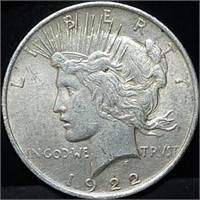 1922 Peace Silver Dollar