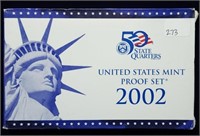 2002 US Mint Proof Set MIB