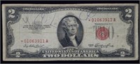1953 $2 Red Seal STAR Note
