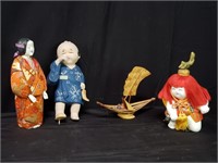 Japanese doll figurines