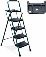 4 Step Ladder, HBTower Folding Step Stool with