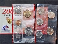 2001 Denver 10-Coin Mint Set in Envelope