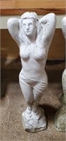 30 1/2" H Female Concrete Statue