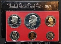 1977 US Mint Proof Set w/ Ike Dollar