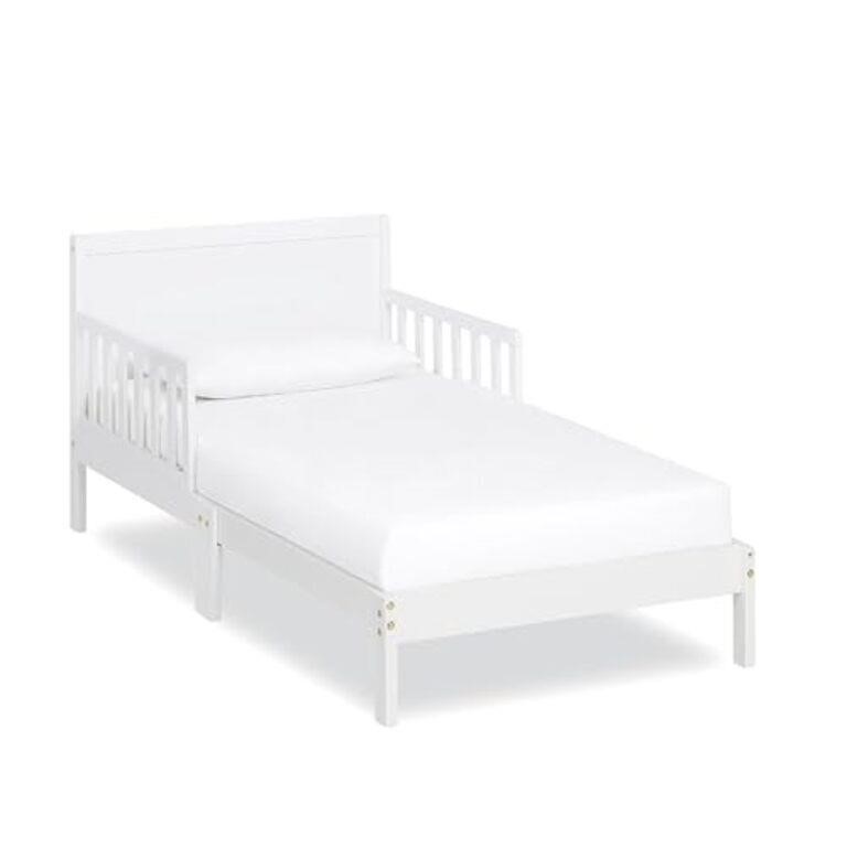Dream On Me Brookside Toddler Bed In Steel White,