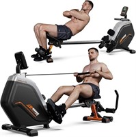 pooboo Magnetic Rowing Machines Foldable Rower wit