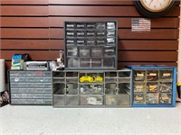 4 Garage Nuts & Bolts Storage Containers