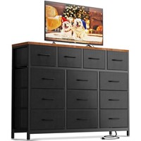 ODK Long TV Stand with 3 Outlets and 2 USB
