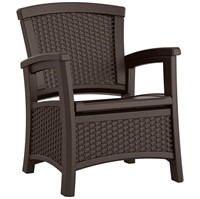 Suncast Elements Club Chair with Storage, Java