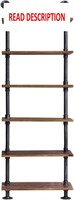 $150  24W Diwhy Industrial Pipe Shelves  6 Layer