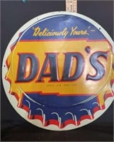 Vintage Dads Root Beer Sign