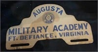 Augusta Military Academy Plaque