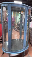 Repainted Rounded Display Cabinet