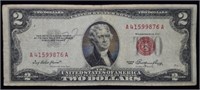 1953 $2 Red Seal United States Note Nice