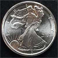 1/10 oz .999 Silver Eagle Round BU