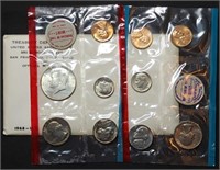1968 US Double Mint Set w/ Silver Kennedy Half