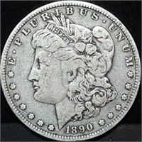 1890-O Morgan Silver Dollar