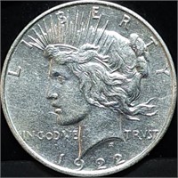 1922-D Peace Silver Dollar