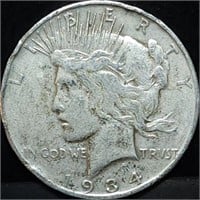 1934-S Peace Silver Dollar, Key Date