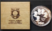 1989 Baseball HOF 1 Troy Pound .999 Silver Coin