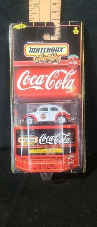 Matchbox Coca-Cola 1962 VW beetle collectible