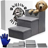 24-inch Dog Stairs for High Beds Up to 32-inch-