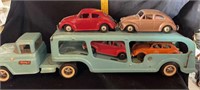 Vintage Buddy L car Carrier