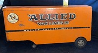 Allied vans moving truck