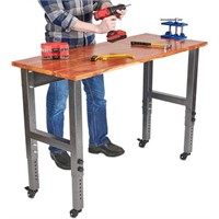 Fedmax Mobile Work Bench 61-inch X 28 to 44-inch