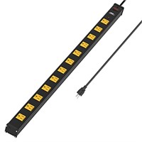 CRST Power Bar-12-Outlet Power Bars with Surge