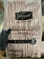 XL DEPEND DIAPERS 68